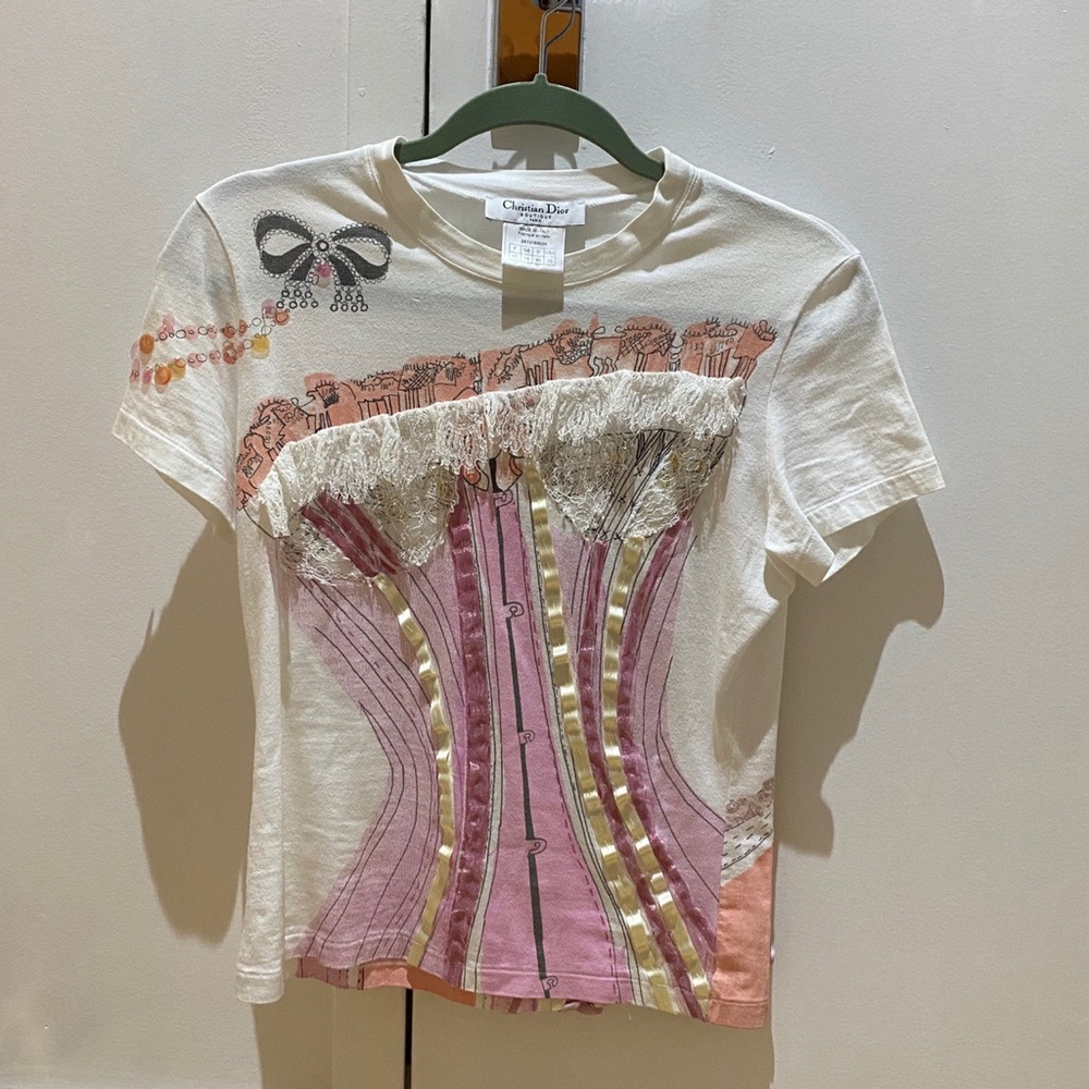 Corset T-shirt dior ss02